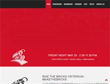 Tablet Screenshot of bikethebricks.com